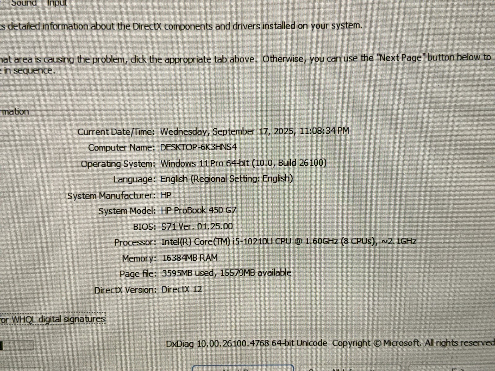 HP ProBook 450 G7 15.6″ FHD Intel Core i5-10210U 1.6GHz 16GB 256GB W11P +Charger