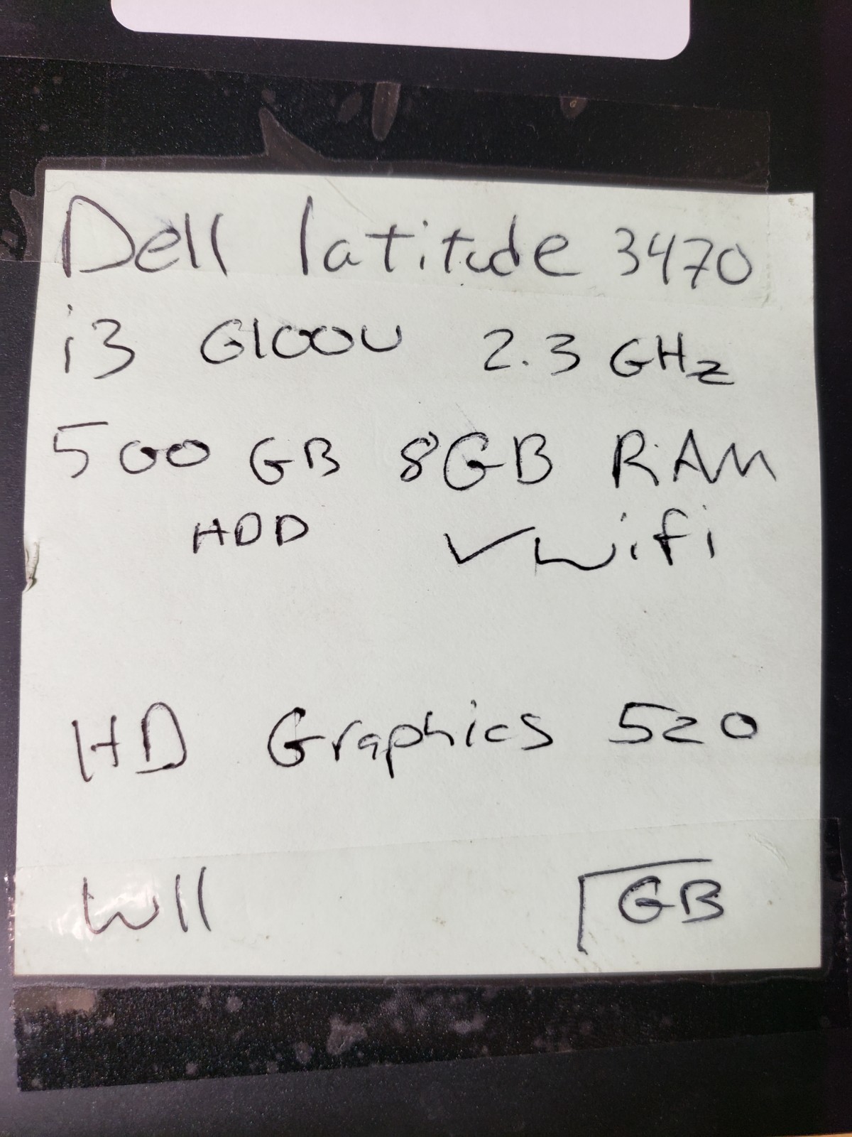 Dell Latitude 3470 Intel Core i3-6100U 2.3GHz 8GB Ram 500GB HDD Reset Win11