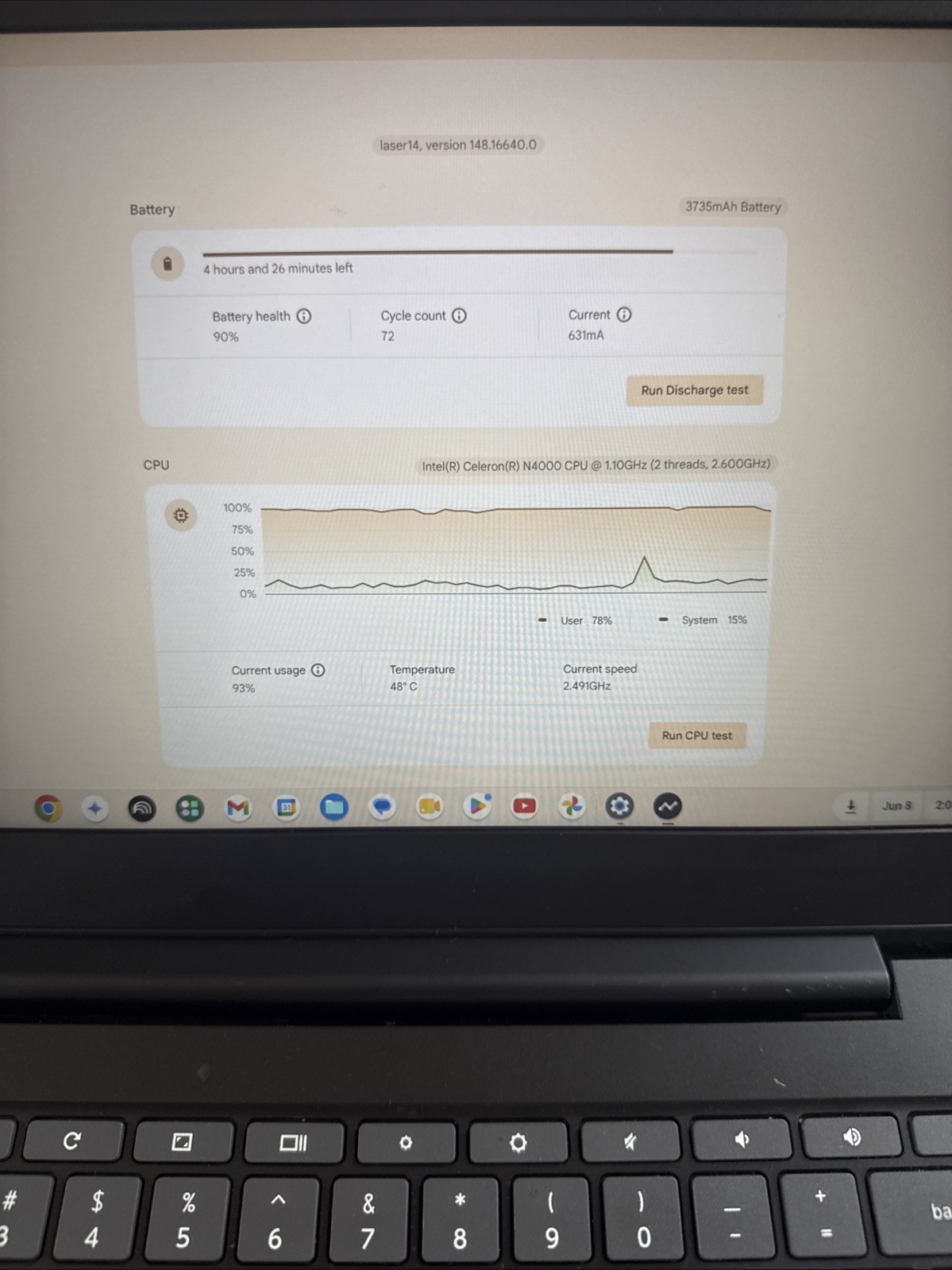 Lenovo Chromebook S340-14 Touch 81V30000US 14″ Celeron N4000 4GB RAM 32GB SSD