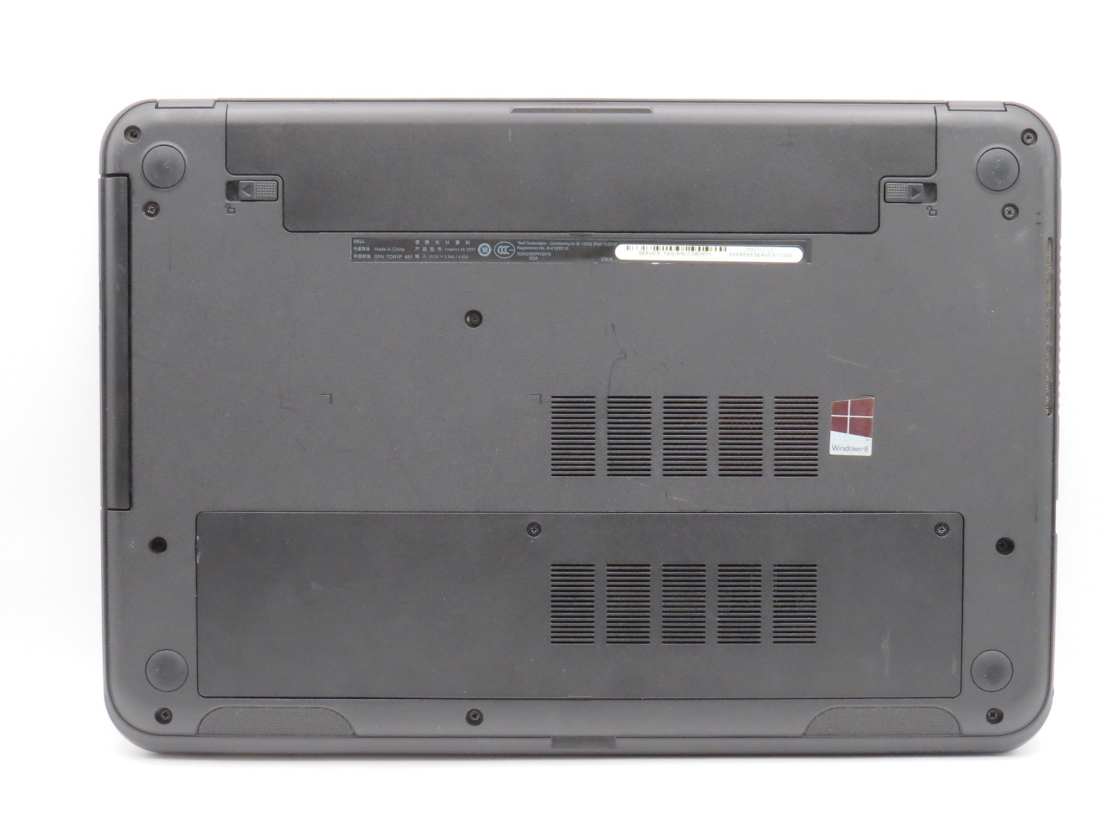 Dell Inspiron 15 i5-4200U @ 1.6GHz 6GB DDR3 256GB 2.5″ SATA SSD 15″ No OS/Batt
