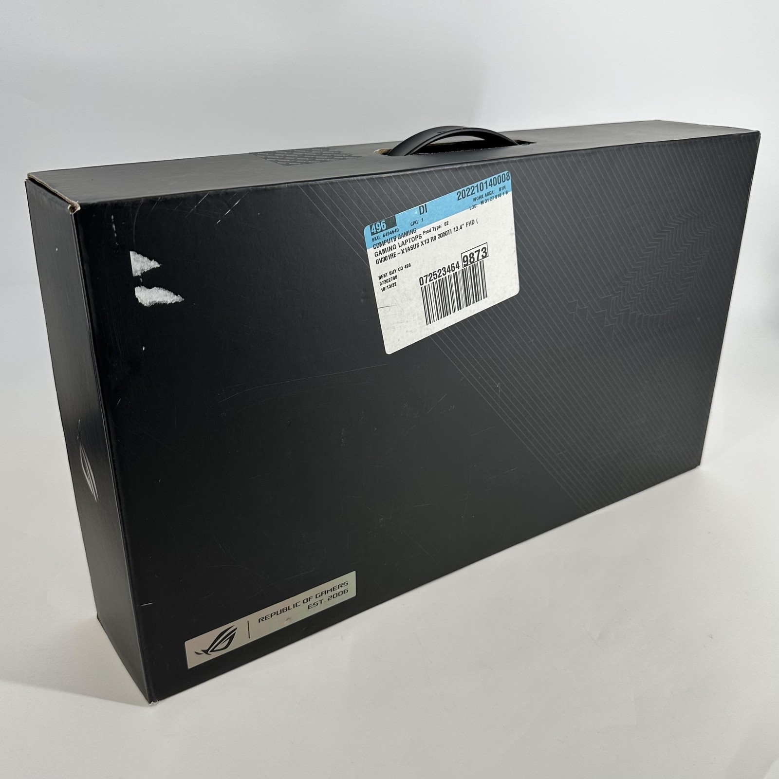 Asus ROG Flow X13 GV301 13 FHD+ TOUCH 3.3GHz Ryzen 9 6900HS 16GB 1TB RTX 3050 Ti
