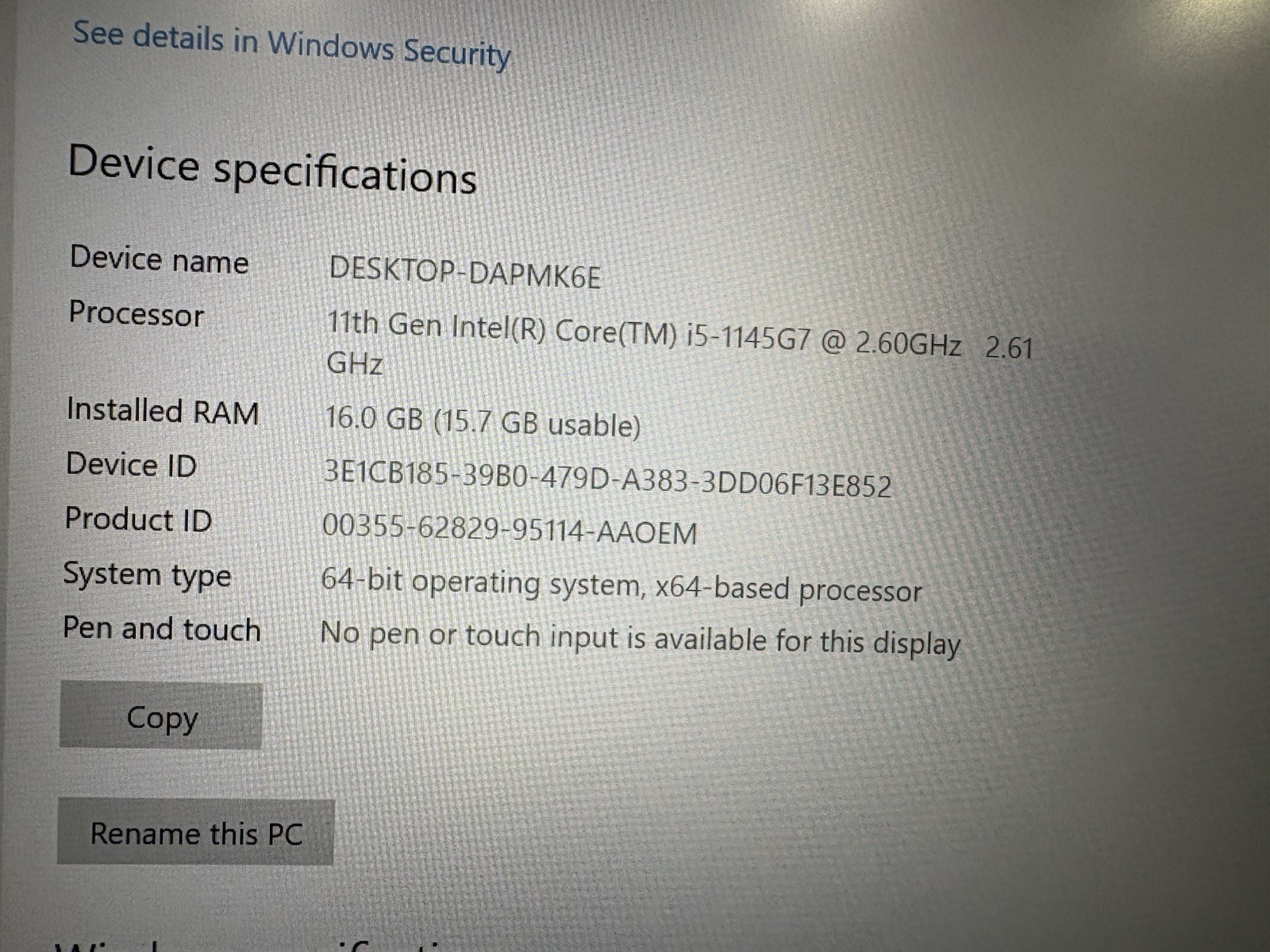 Lenovo ThinkPad T14 Gen 2 14″ Laptop i5-1145G7 16GB 237GB SSD Windows 10 Pro