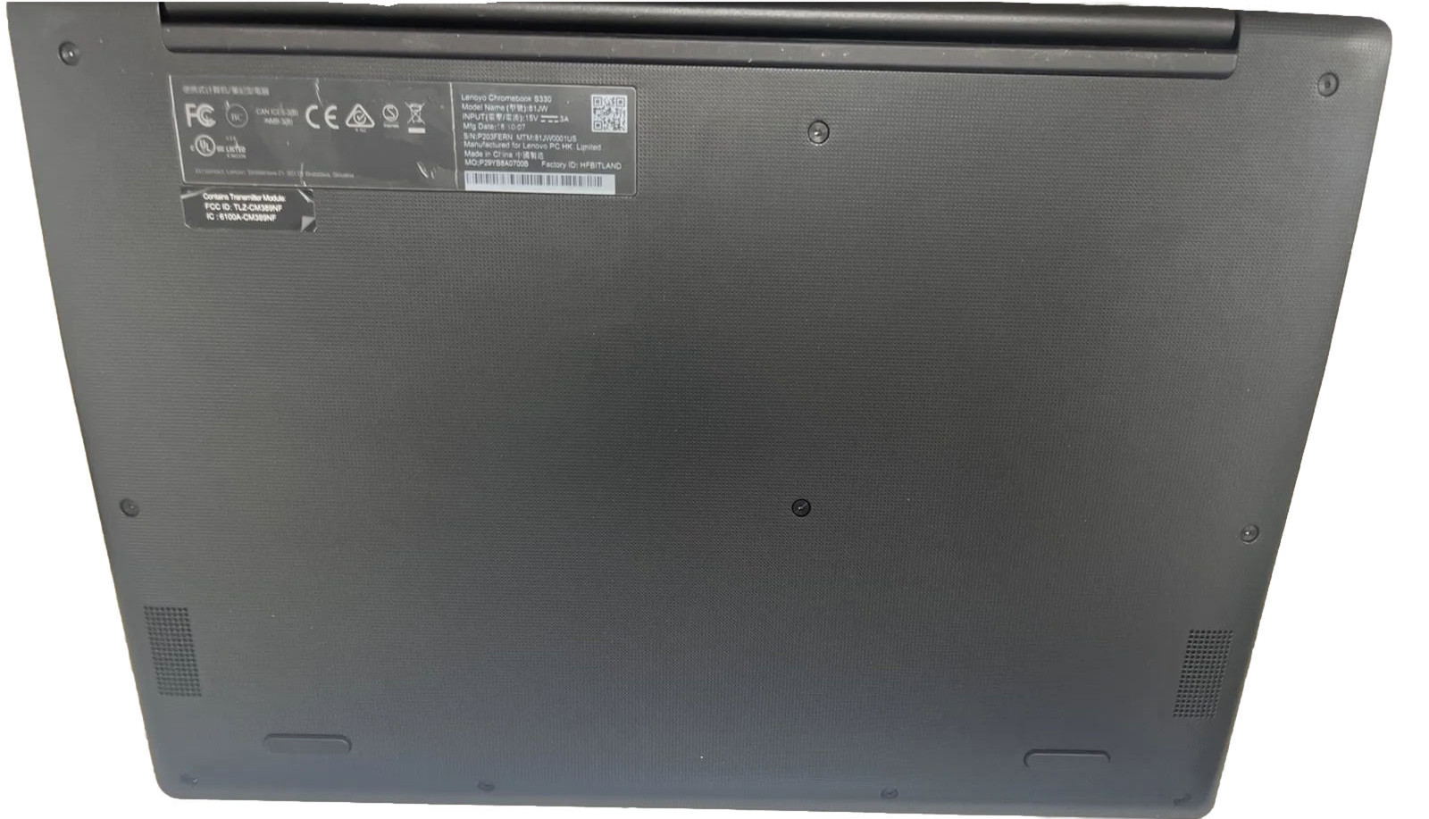 Lenovo Chromebook S330 14″” Mediatek MTK 8173c 4gb RAM 64gb eMMC Chrome OS