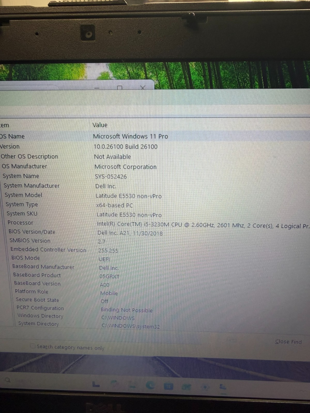 Dell Latitude E5530 Win11 Pro, Office 2010, i5-3230M 8GB RAM 233GB SSD w/Charger