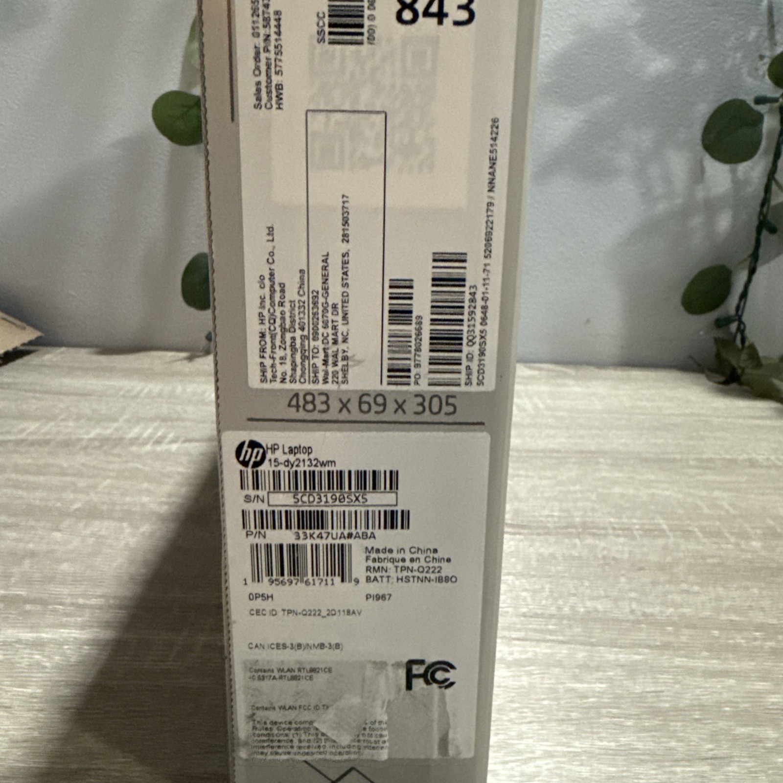HP 15.6 FHD Touch Intel Core I3-1115G4 8GB RAM 256GB SSD Silver Windows 11 – New