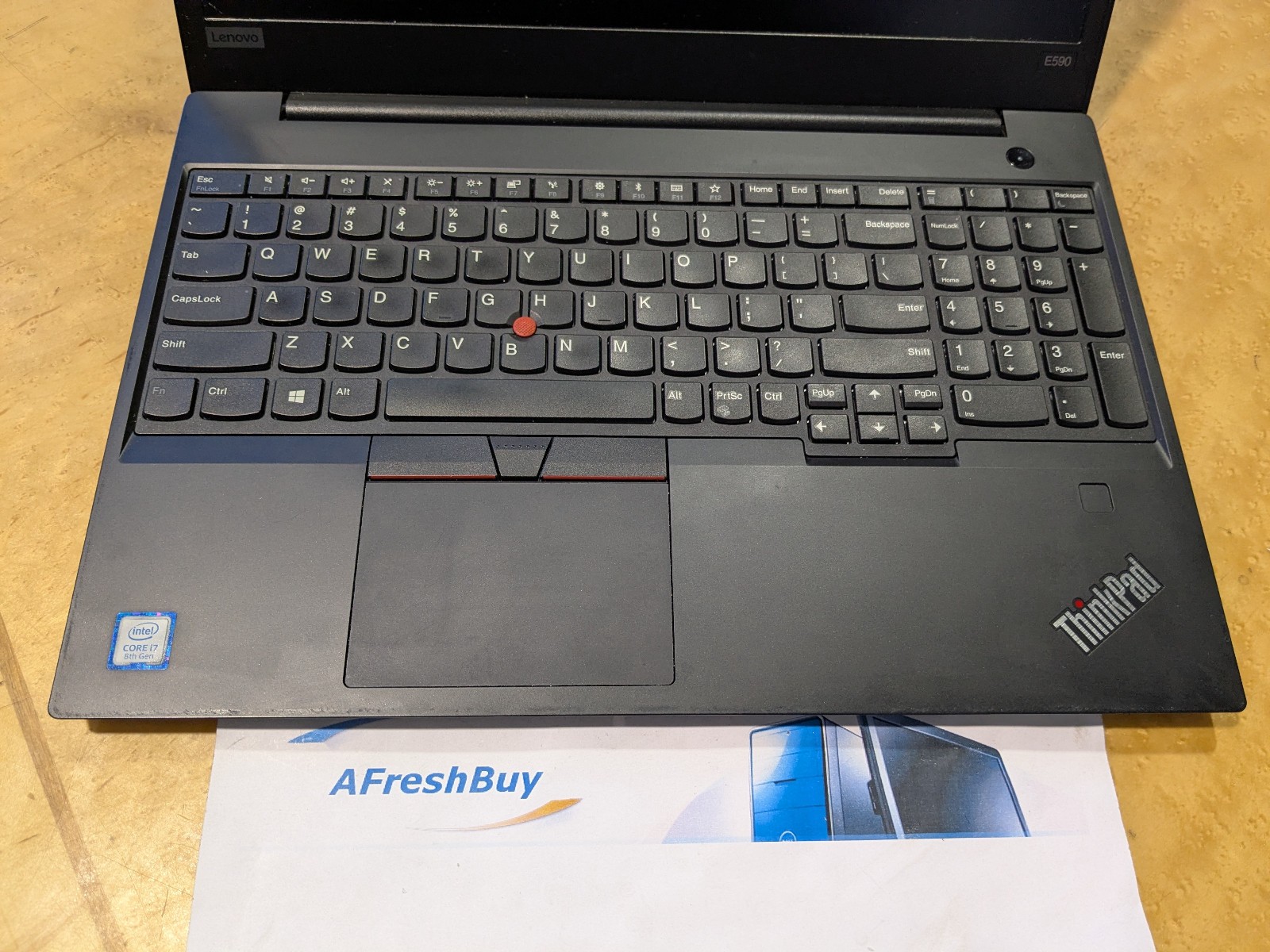 Lenovo ThinkPad E590 15.6″ Intel Core i7-8565U 1.8Ghz 8GB Ram 256GB SSD No OS/AC