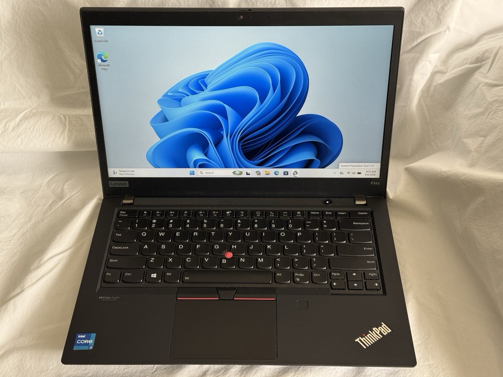 Lenovo ThinkPad P14s Gen 2 i7-1165G7 16GB RAM 512GB SSD FHD Touch NVIDIA T500