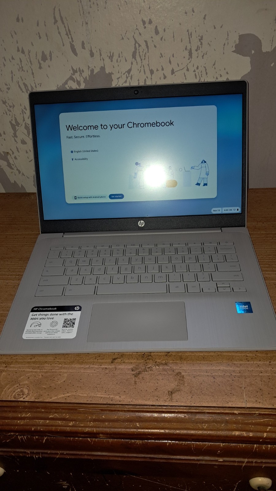 HP Chromebook 14″ (64 GB eMMC, Intel Celeron, 2.6 GHz, 4 GB) Laptop – Modern…