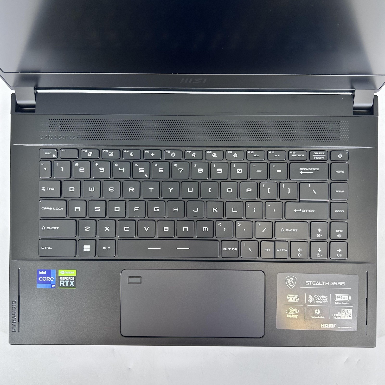 MSI Stealth GS66 15.6 239Hz 2K 2.9 GHz i9-12900H 64GB 1TB SSD RTX 3080 Very Good