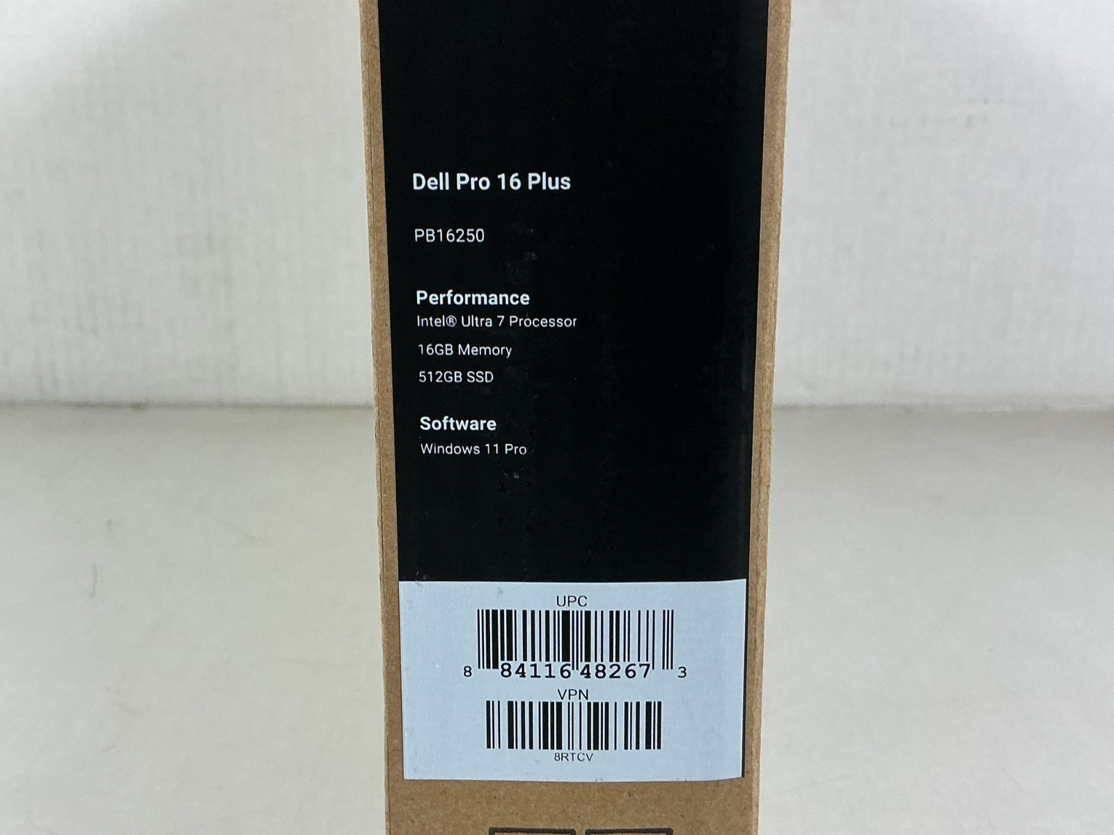 Dell Pro 16 Plus PB16250 Ultra 7 266V 16GB 512GB SSD W11P – 8RTCV