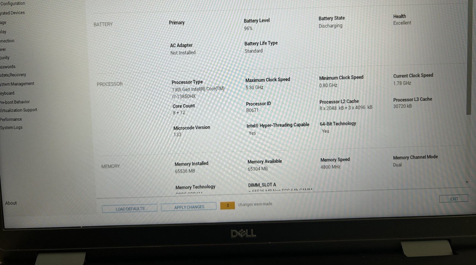 Laptop Dell Precision 7680 16″ Core i7-13850HX 64GB RAM 1TB SSD RTX 2000 Win 11