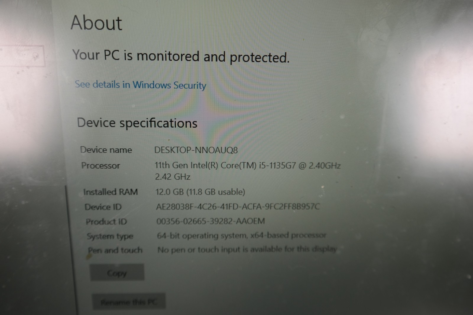 Lenovo IdeaPad 3 15.6″ i5 – 12GB RAM – 256GB SSD- Windows 10 – Bad Battery