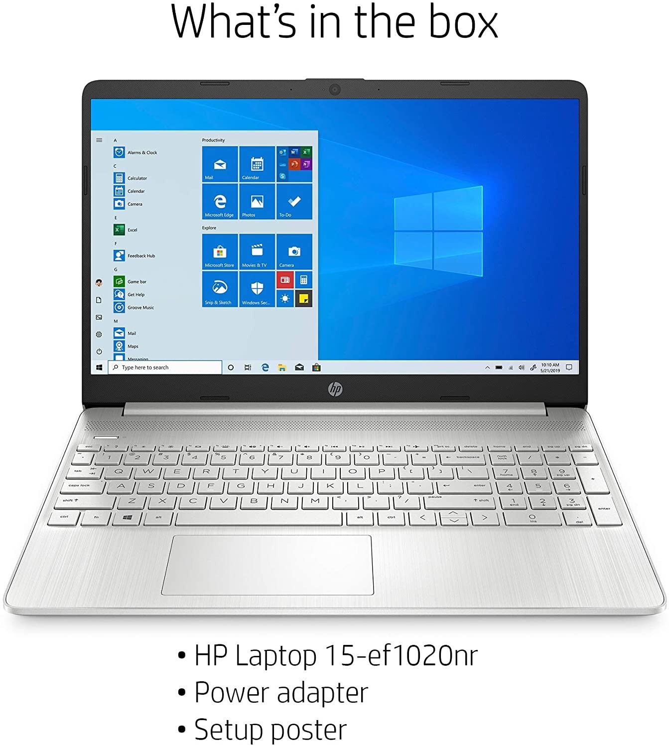 HP 15″ Touchscreen Laptop, AMD Ryzen 3 3250U, 8 GB RAM, 256 GB SSD, Win 10