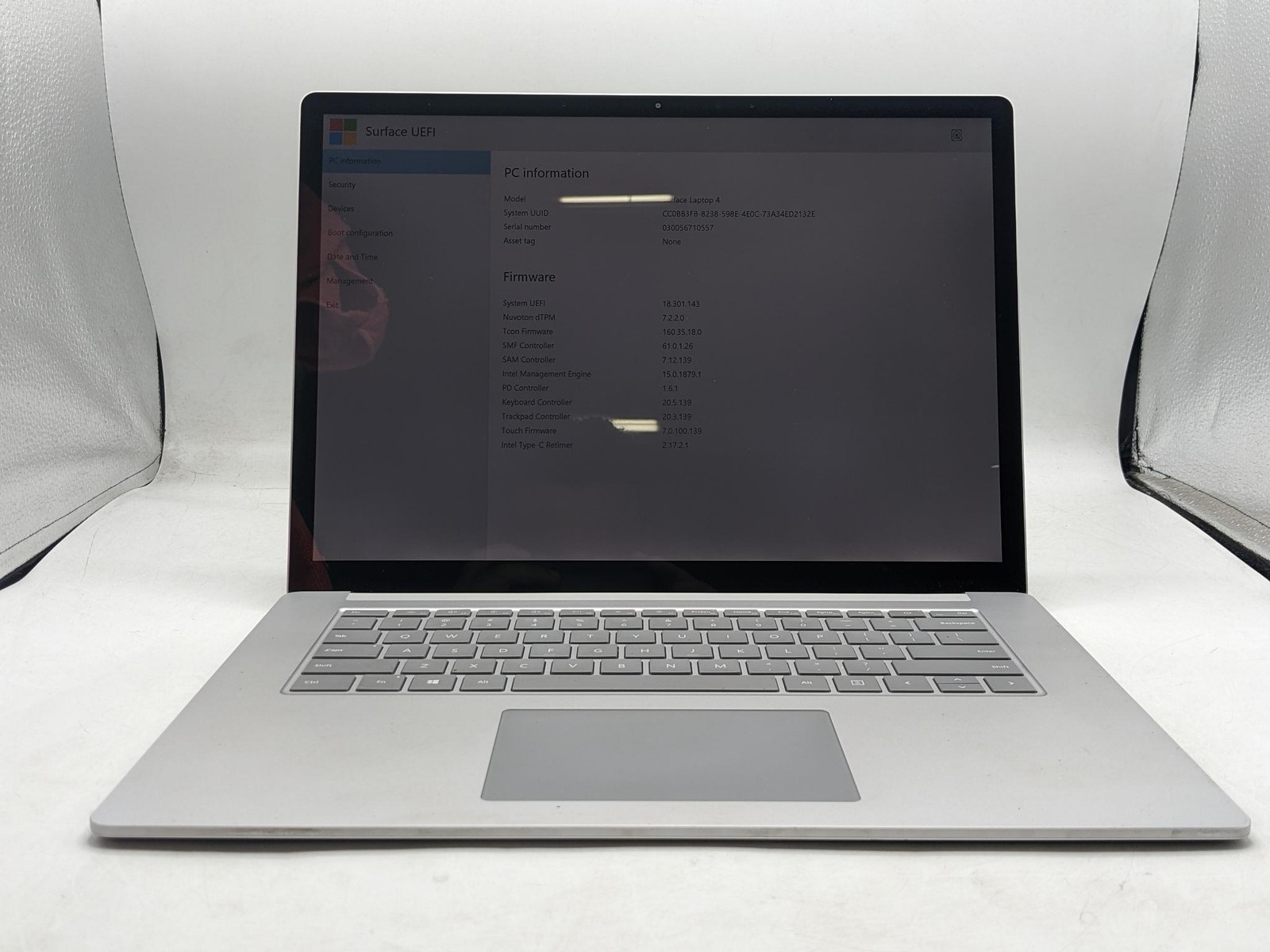 Microsoft Surface Laptop 4 (1979) i7-1185g7 3GHz 8GB RAM 256GB SSD *GRADE D*