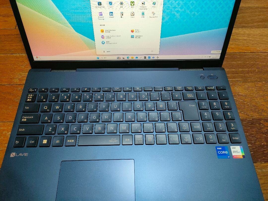2024 model NEC LAVIE N16 PC-N1670HAL Anodized Navy Intel Iris Xe Graphics n94