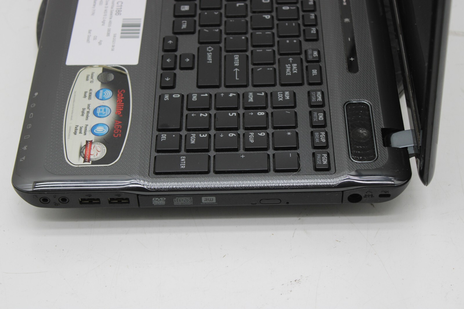 Toshiba Satellite A655-S6086 Laptop Intel Core i3-M370 4GB Ram (1 Dead Ram Slot)