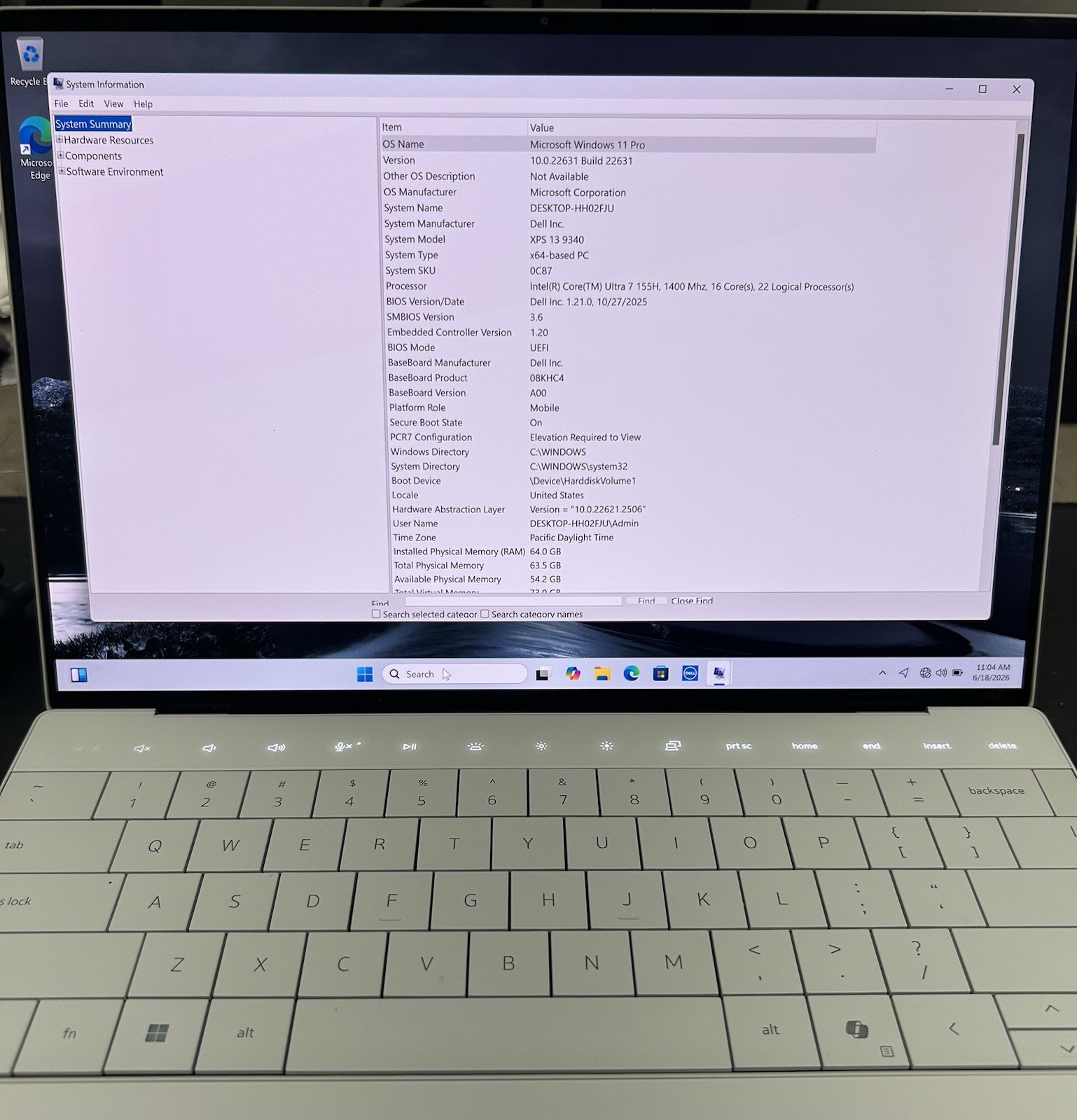 Dell XPS 13 9340 3k OLED TOUCHSCREEN 1.4 GHz Ultra 7 155H 64GB 2TB SSD Excellent