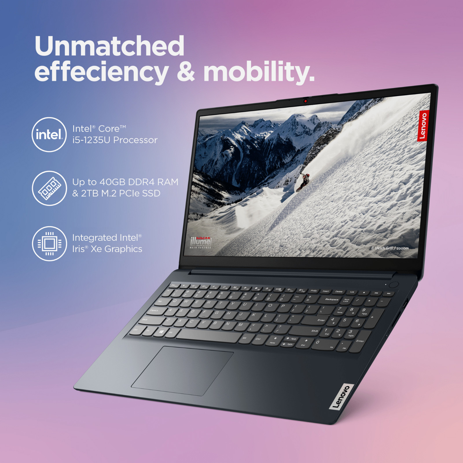 2026 Lenovo IdeaPad Laptop 15.6″ FHD 10-Core Intel i5-1235U To 40GB RAM 2TB SSD