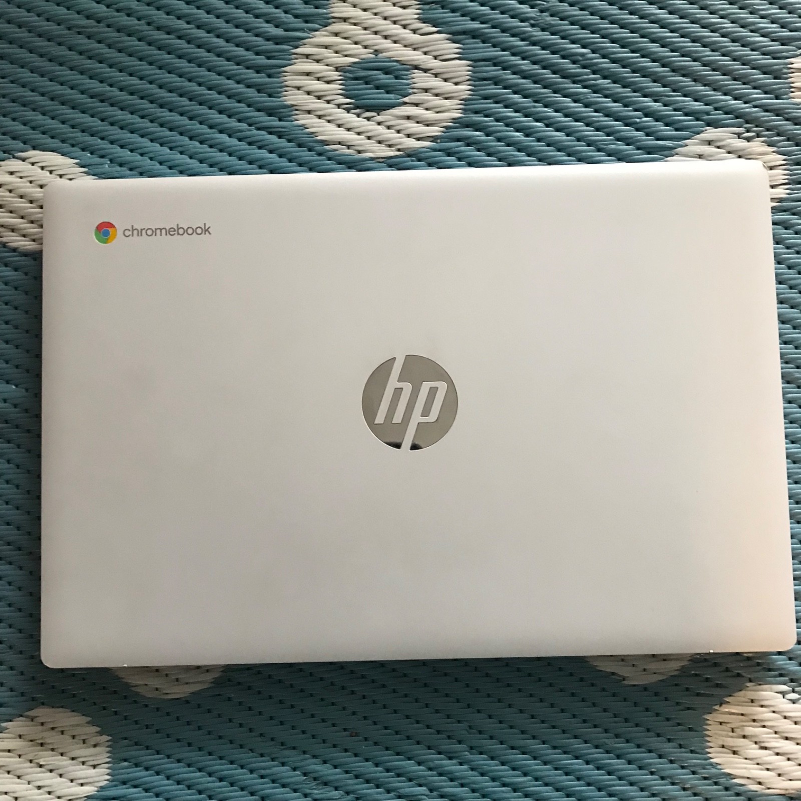 White Hp chromebook used-fair has a couple marks regular price is $450 .