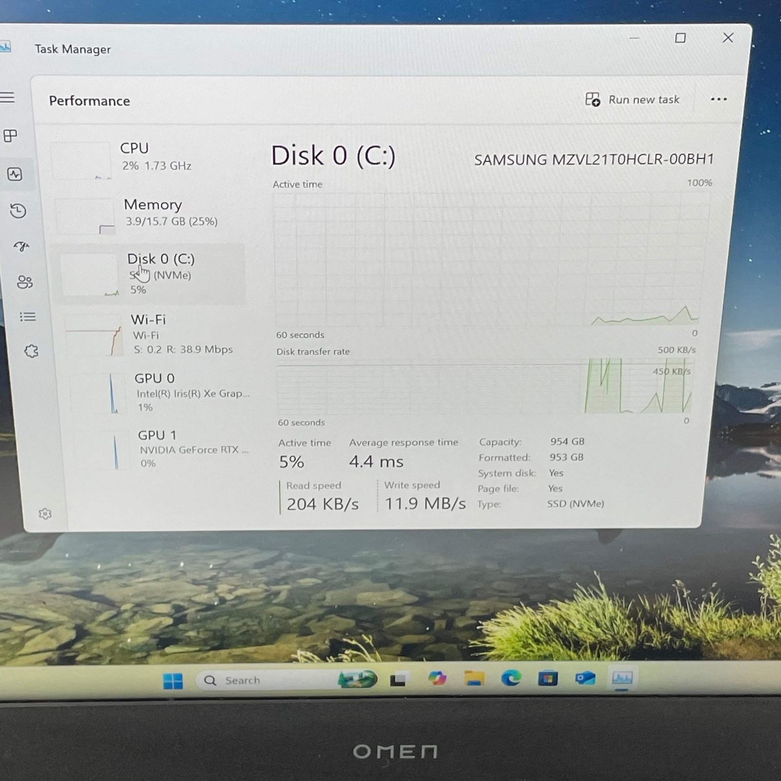 HP Omen 16-K0033DX 16″ i9-12900H 2.5GHz 16GB RAM 1TB SSD GeForce RTX 3060