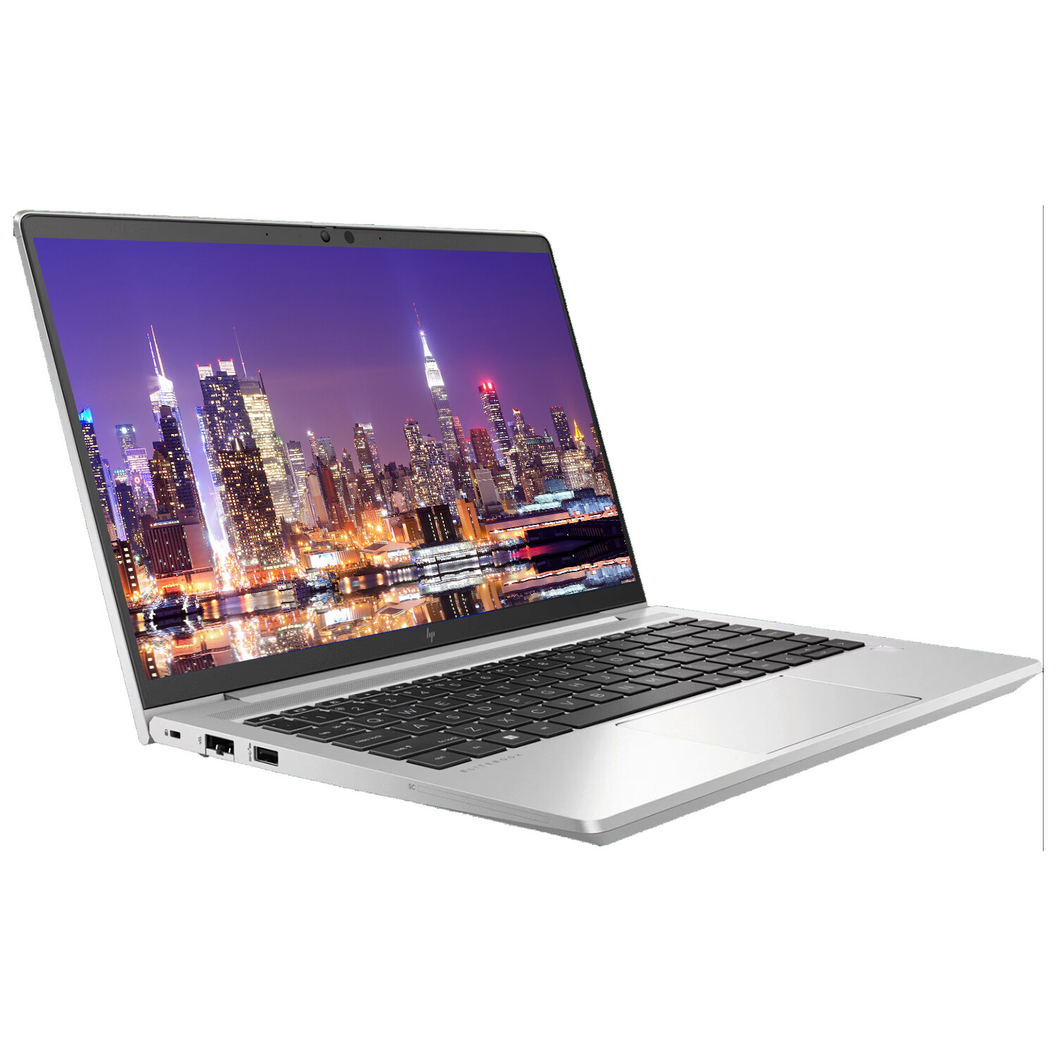 HP EliteBook 640 G10 14″ i5, 8GB RAM Notebook with 2 x EliteDisplay 24″ Monitors