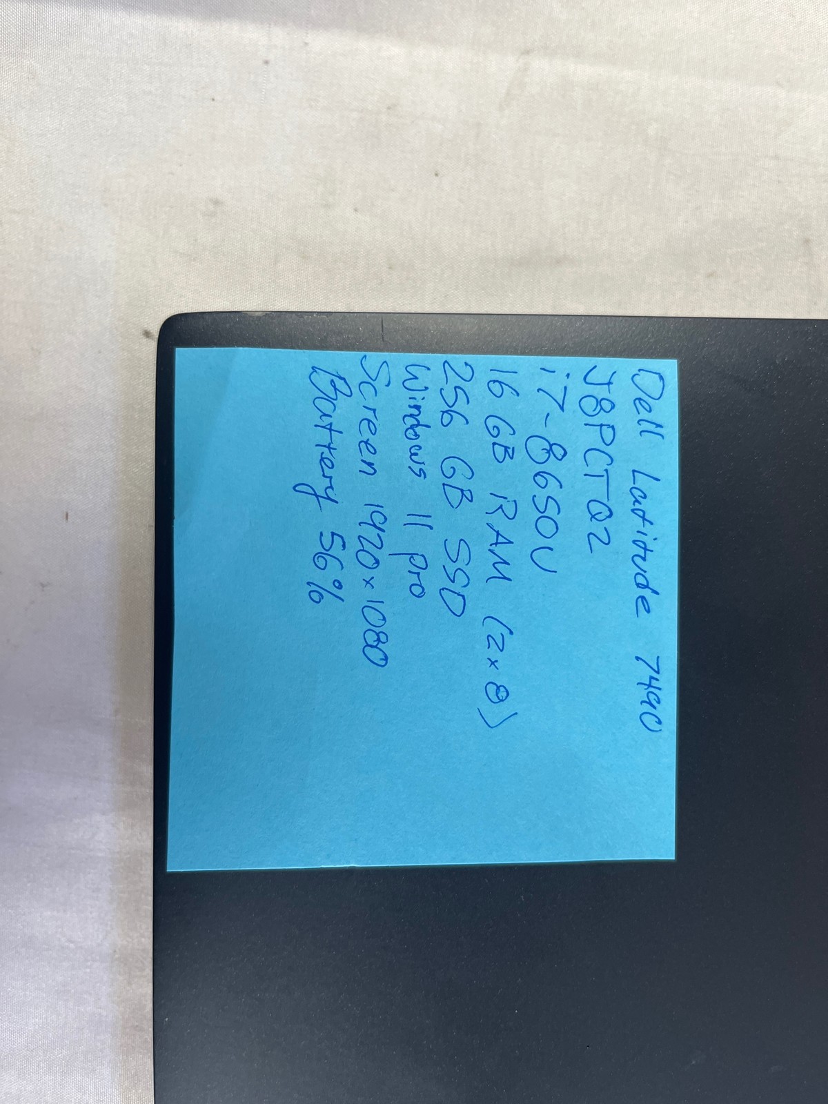 Dell Latitude 7490 Intel Core i7-8650U 16 GB 256GB SSD 14″
