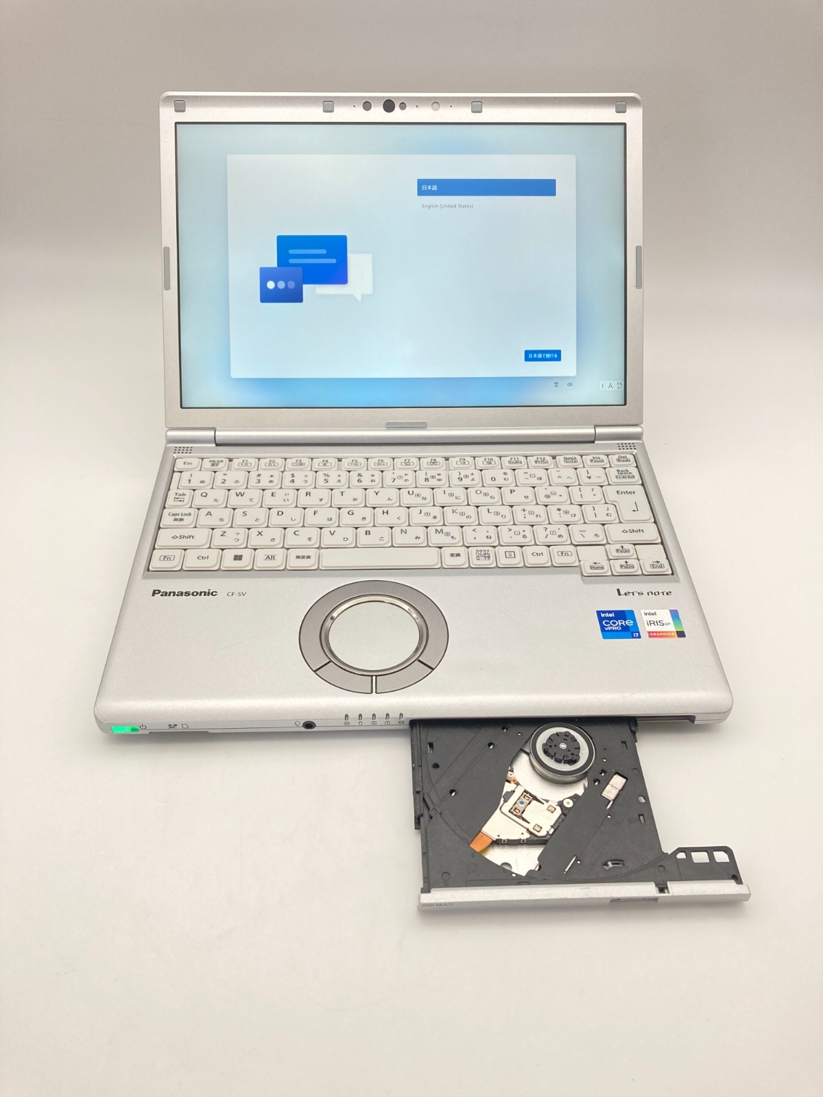 Panasonic Let’s note CF-SV1 Core i7-1185G7 RAM 16GB SSD 512GB ODD WUXGA w/ AC