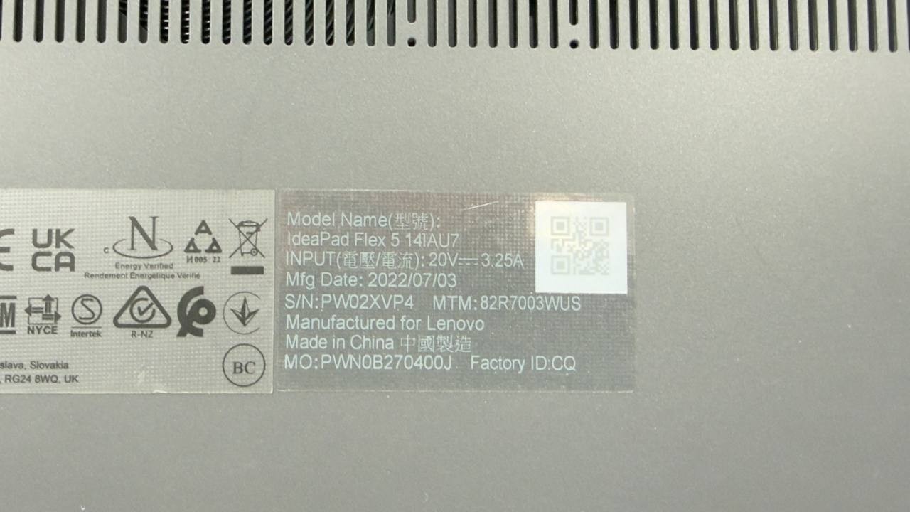 Lenovo Flex 5 14″ IPS Touchscreen 2-in-1 Notebook i3-1215U 1.2GHz 8GB 256GB PCIe