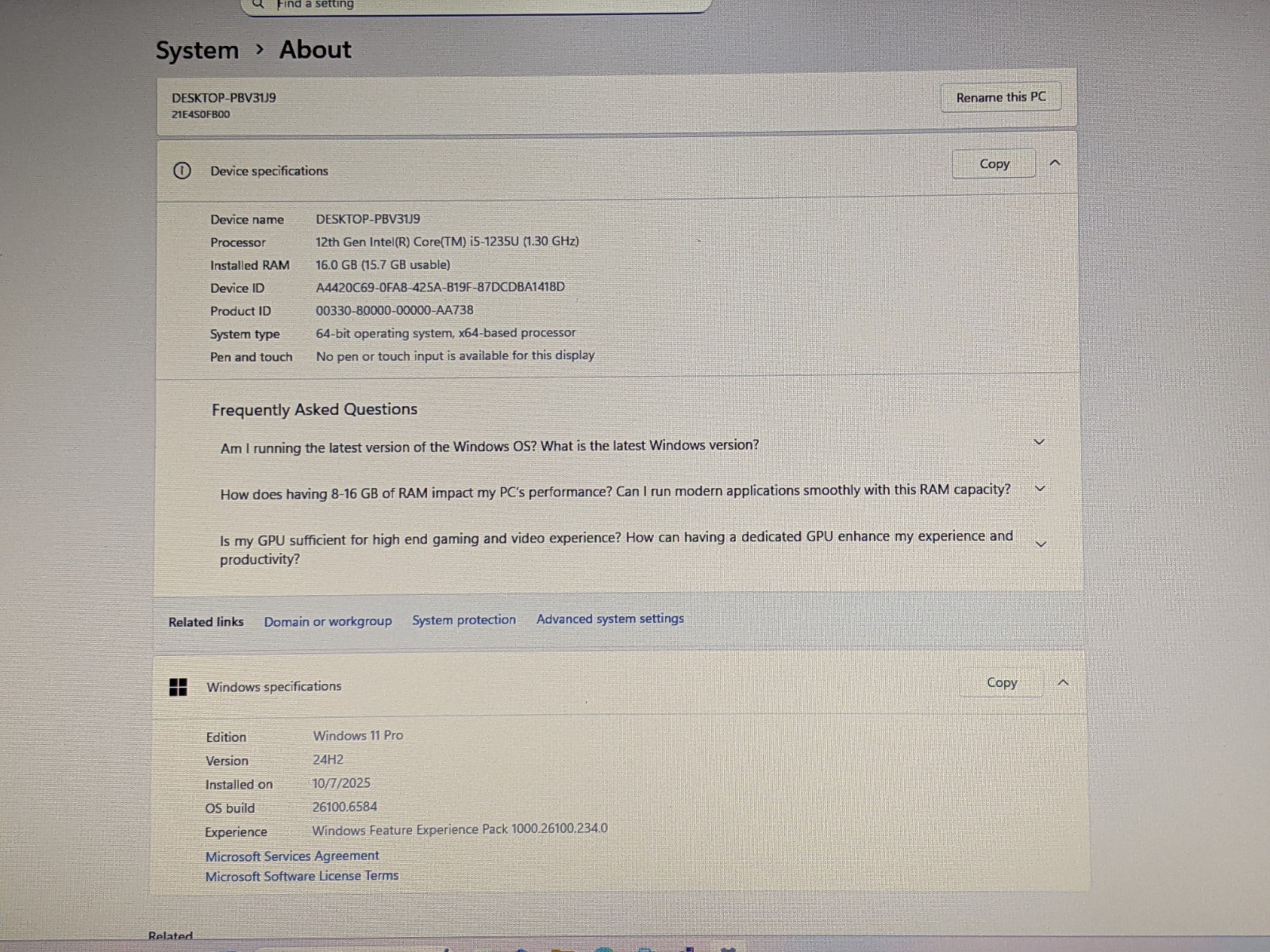 Lenovo ThinkPad E14 Gen 4 14″ FHD i5-1235U 1.3GHz 16GB 512GB SSD W11Pro +Charger
