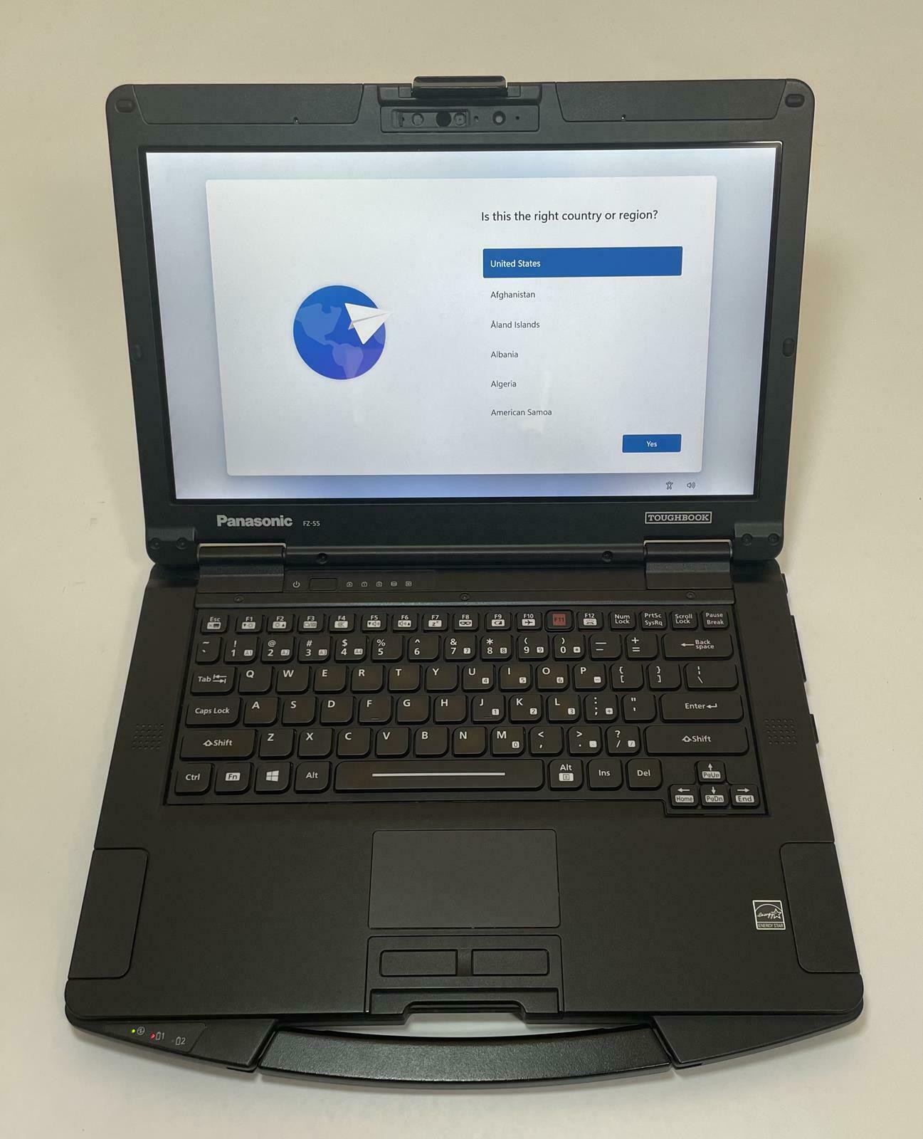 PANASONIC TOUGHBOOK FZ-55 14″ Touchscreen Laptop i5-8365U 16GB 512GB W11P -Good