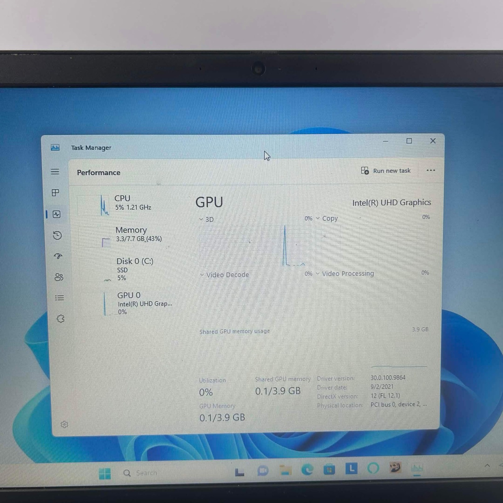 Lenovo IdeaPad 3 I5IL05 15.6″ i3-1005G1 1.2GHz 8GB RAM 256GB SSD