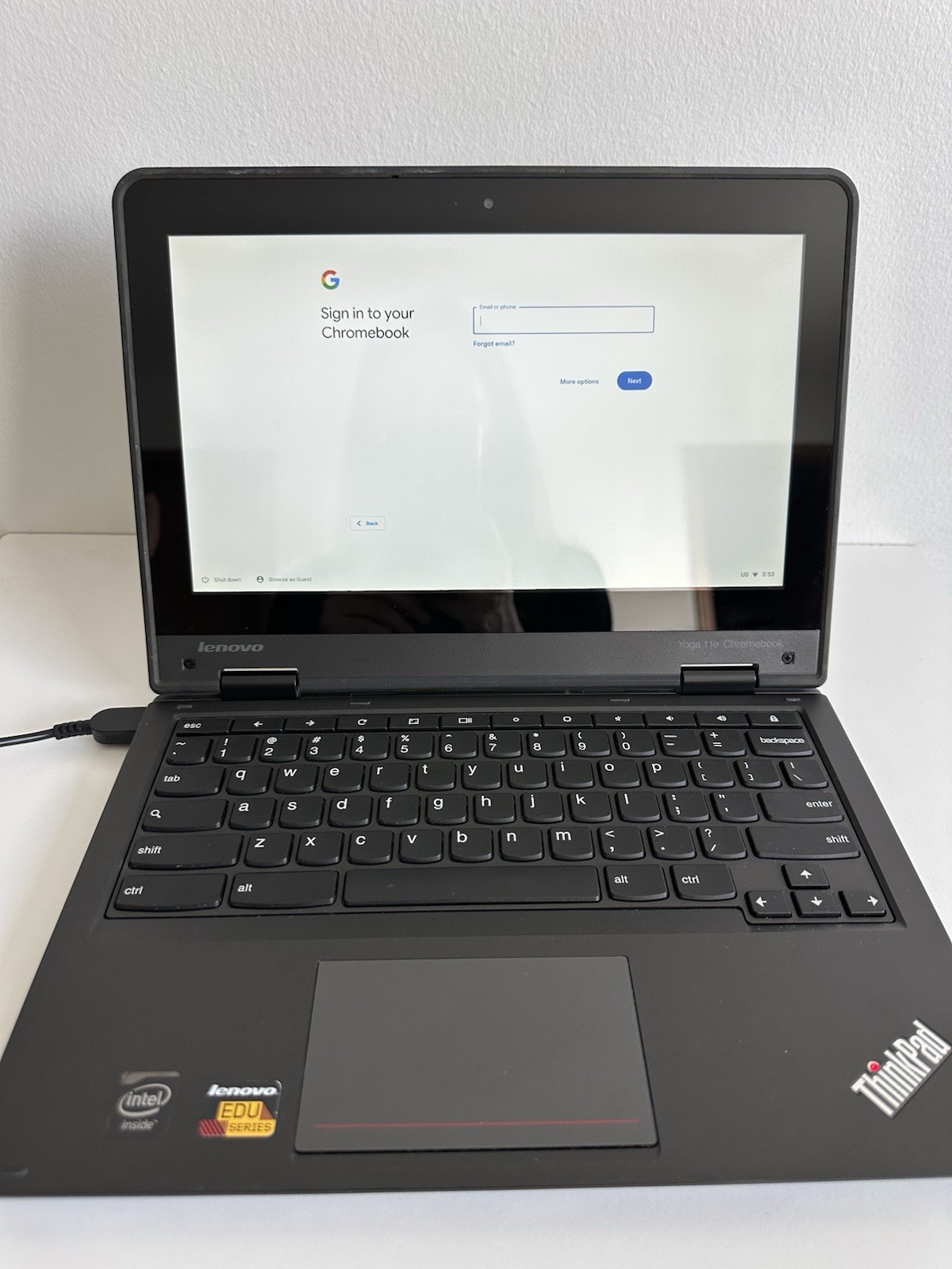 Lenovo ThinkPad Yoga 11e Chromebook 11.6” Touchscreen N2840 4GB 16GB Works