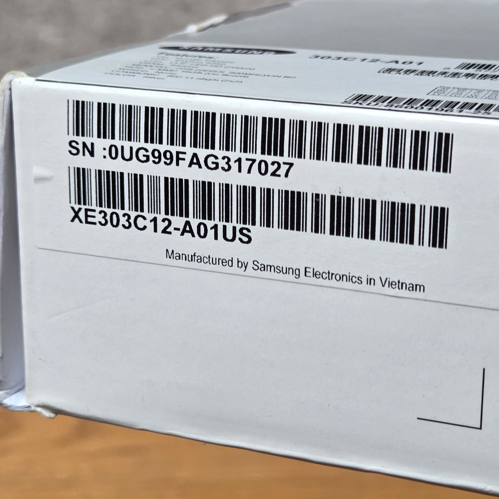 New Samsung XE303C12-A01US 11.6″ Chromebook Exynos 5250 16GB SSD 2GB RAM 317027
