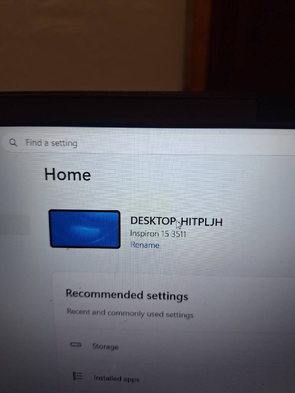 Dell Inspiron 15 3511 15″ Core i3 11th Gen 8GB RAM 128GB SSD Black Laptop