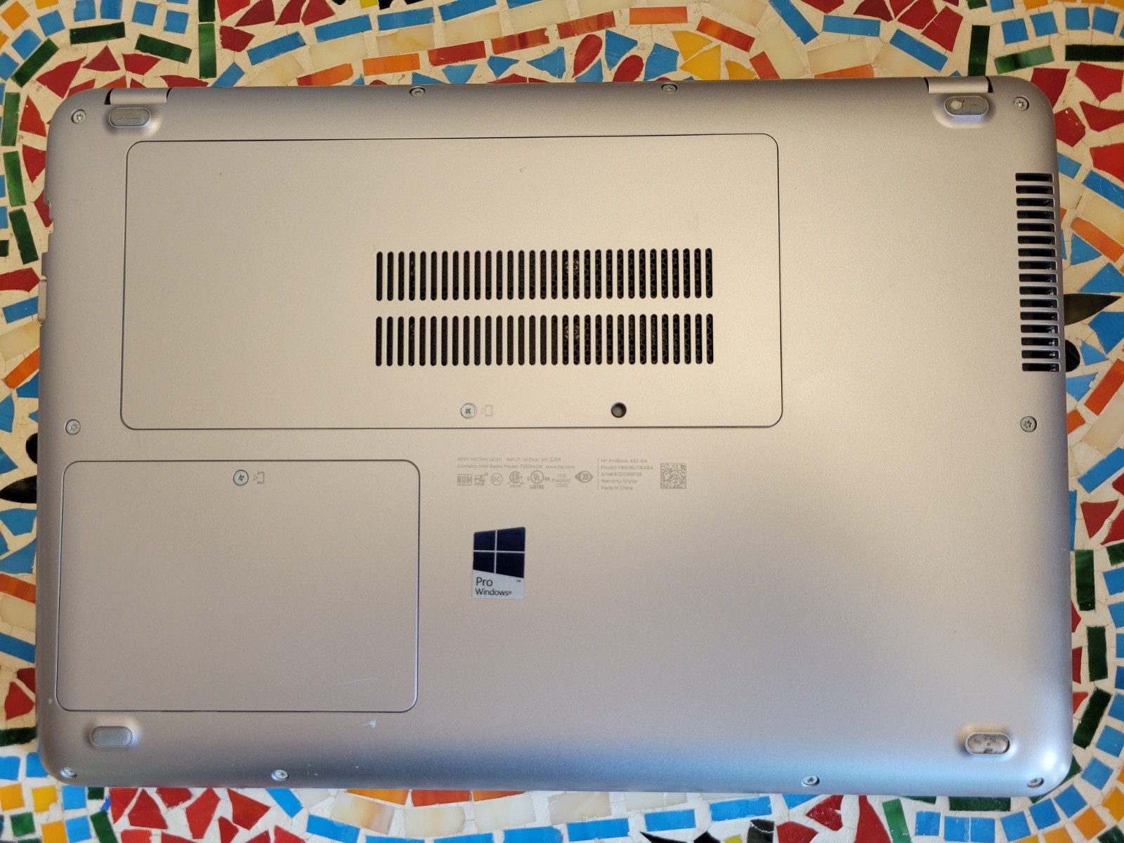 HP PROBOOK 430 G4 Intel Core i7-7500U @2.70GHz – 8GB RAM – No HDD/OS