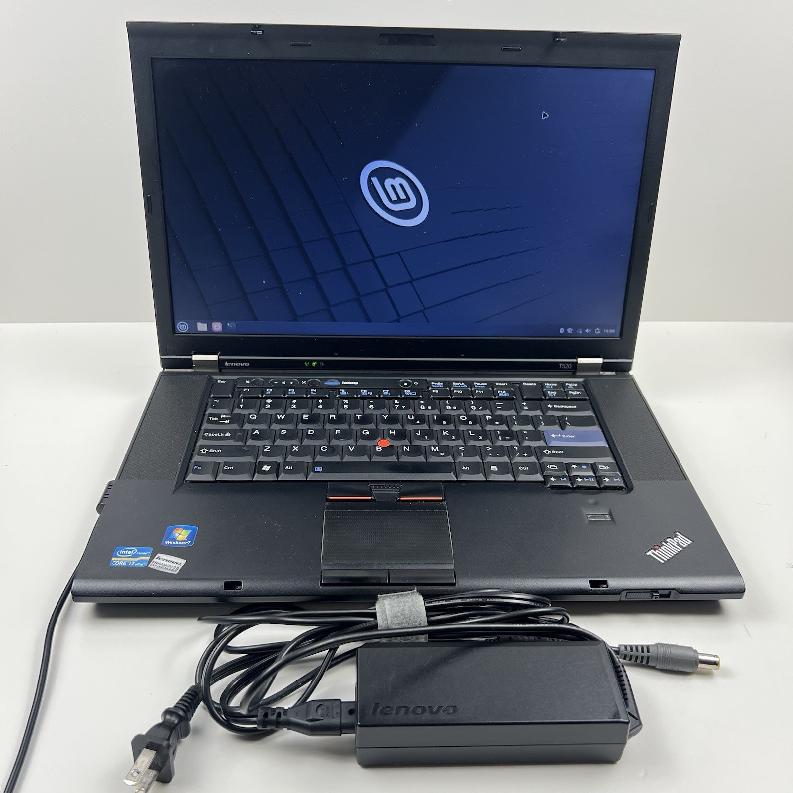 Lenovo ThinkPad T520 Intel i7-2640M 8GB 320GB HDD Linux Mint OS w/ Charger|ELP97