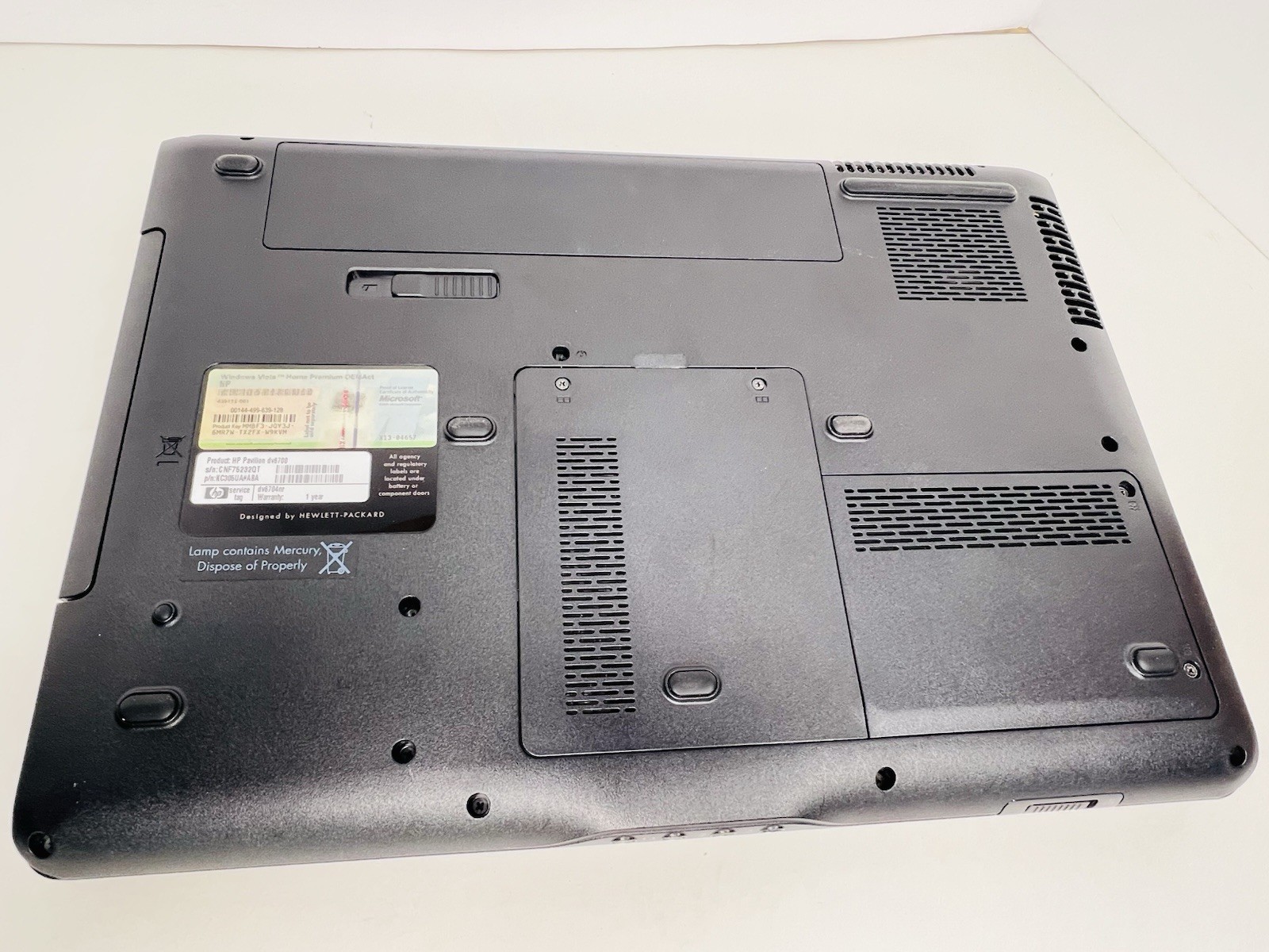 *READ* HP Pavilion DV6000 15” Laptop AMD Athlon 64 X2Dual Core TK-57 1.93GB RAM
