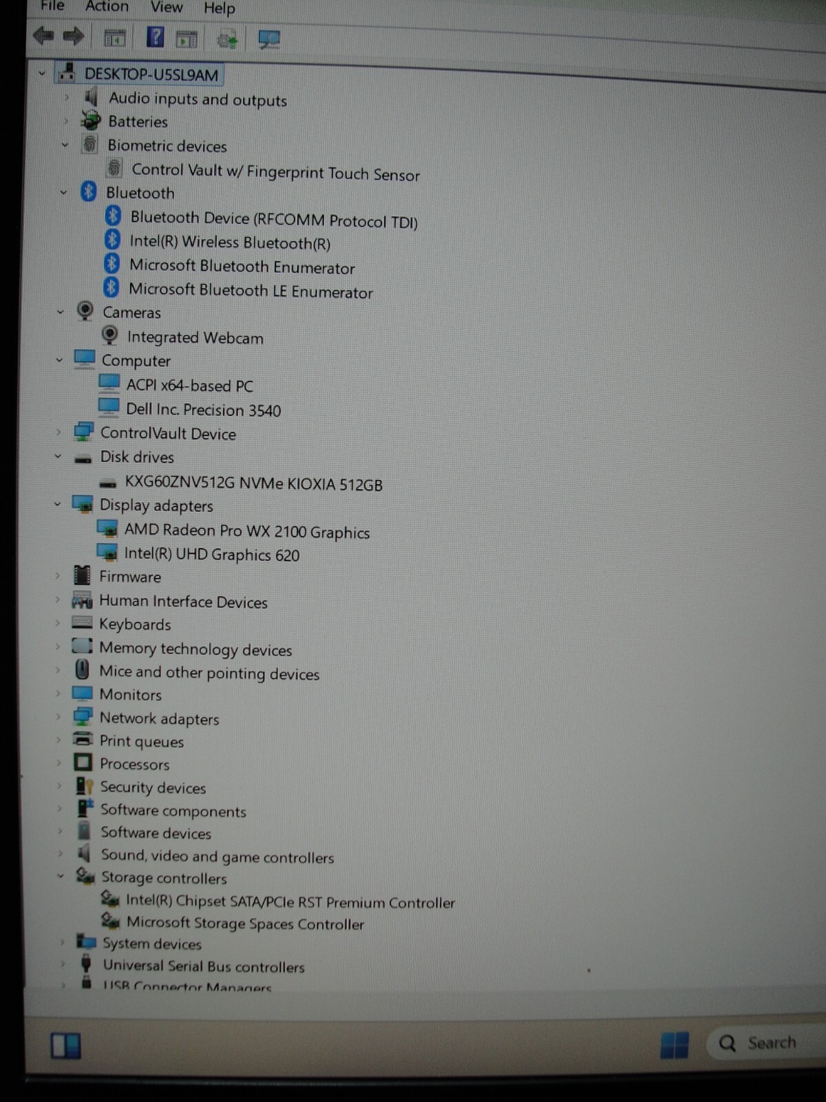 Dell Precision 15 3540 15.6” i7-8th Gen 1.8GHz 16GB 512GB SSD Original Charger