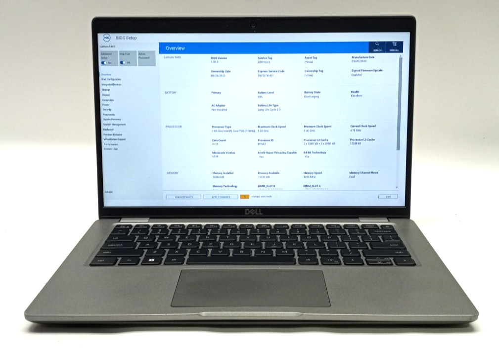 Dell Latitude 5440 i7-1365U VPRO@5.20GHz 16GB RAM 256GB NVMe WIN 11 Pro WH806!