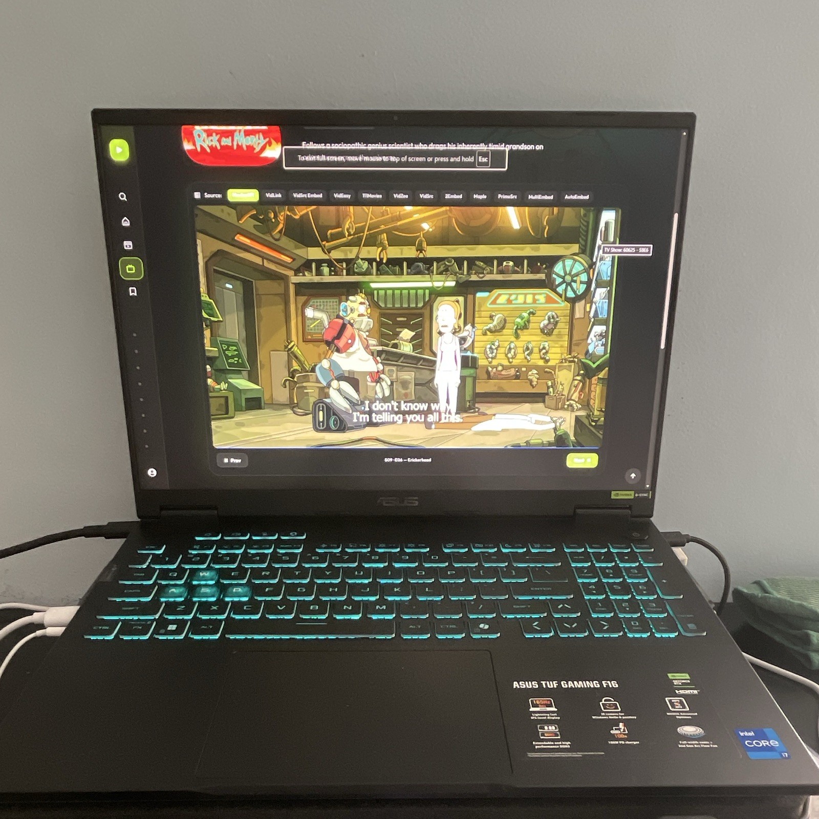 ASUS TUF Gaming F16 16″ i7-14650HX 32GB 954GB SSD RTX 5060 Win11 Black