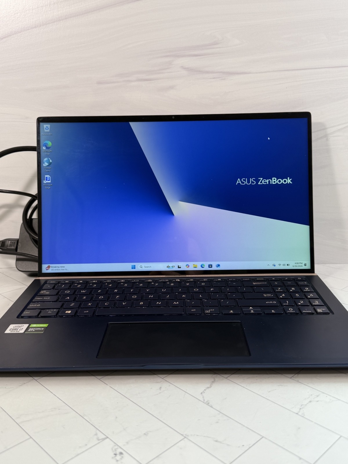 ASUS ZenBook 15 UX534FTC Intel i7 16GB RAM 1TB SSD NVIDIA GeForce GTX 1650 #H423