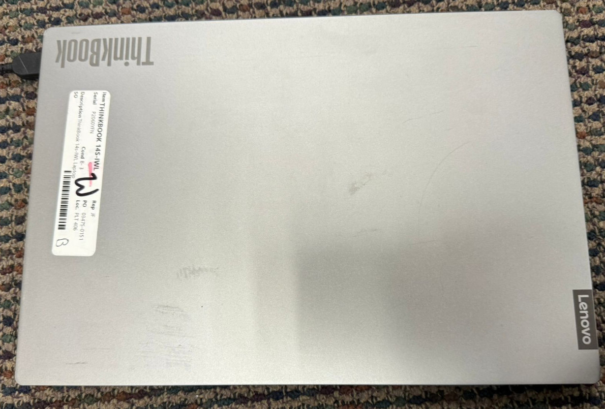 Lenovo ThinkBook 14s-IWL 14″ Intel Core i5-8265U 1.60GHz 8GB RAM 256GB SSD NO OS