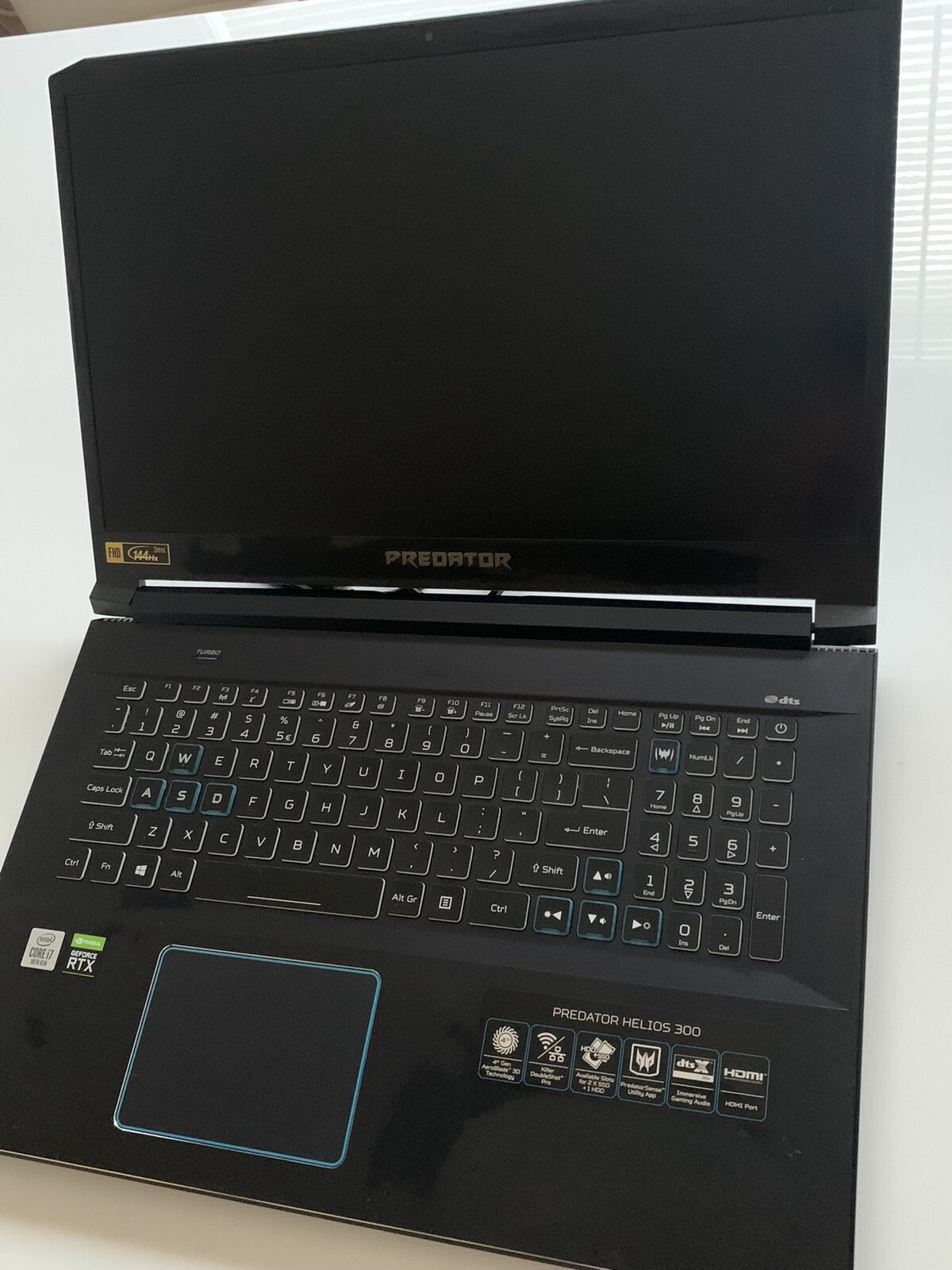 Acer Predator Helios 300 15.6inch (512GB SSD ntel Core i7-10750H 16GB…