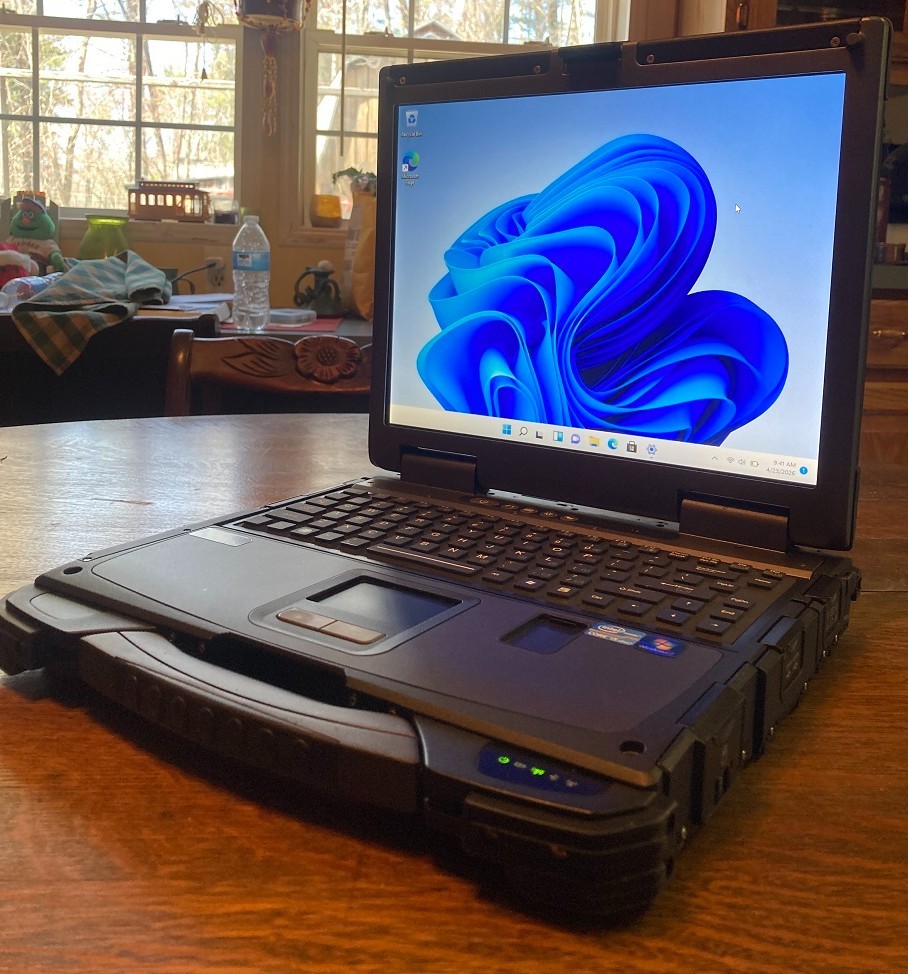 Getac Rugged Toughbook Laptop Win 11 i5 2.6ghz 8gb 250gb Dual Battery Touch DVD