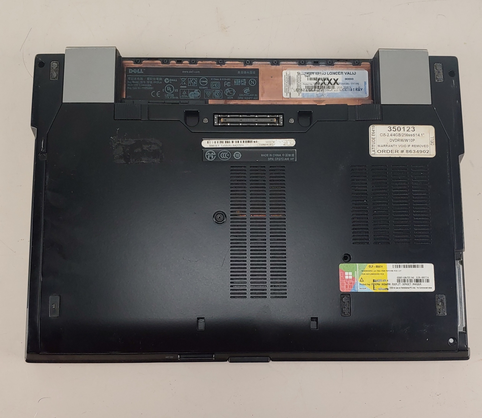Dell Intel Core i5-M540 Intel GMA HD 4GB NO HDD + NO OS + NO BATTERY
