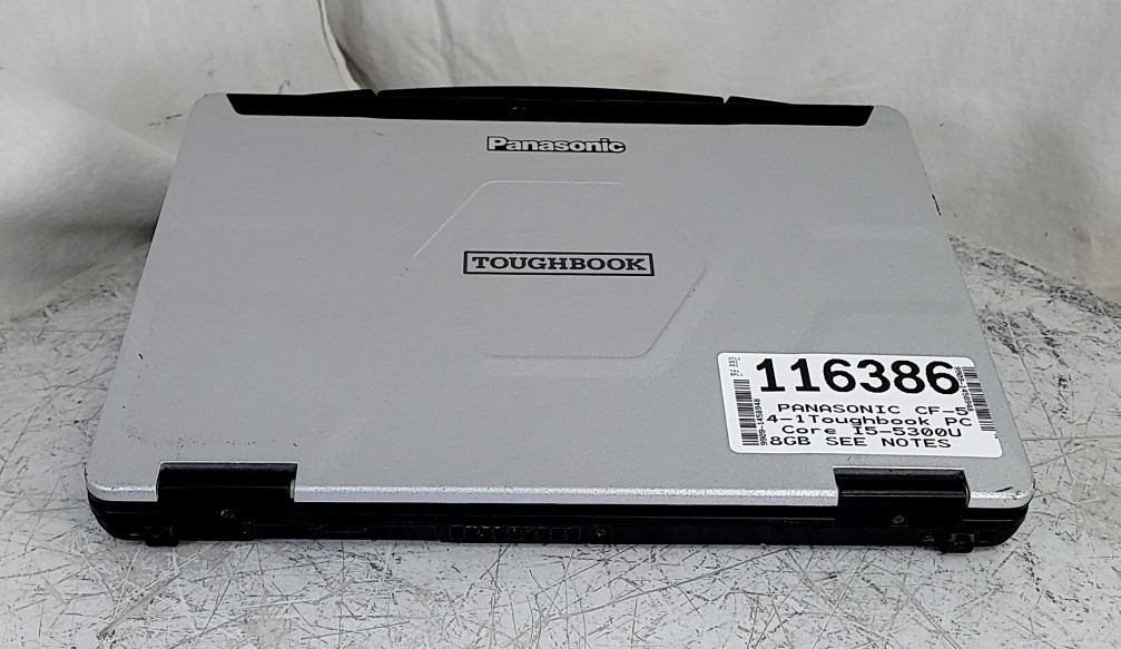 PANASONIC CF-54-1 Toughbook PC Core I5-5300U 8GB SEE NOTES