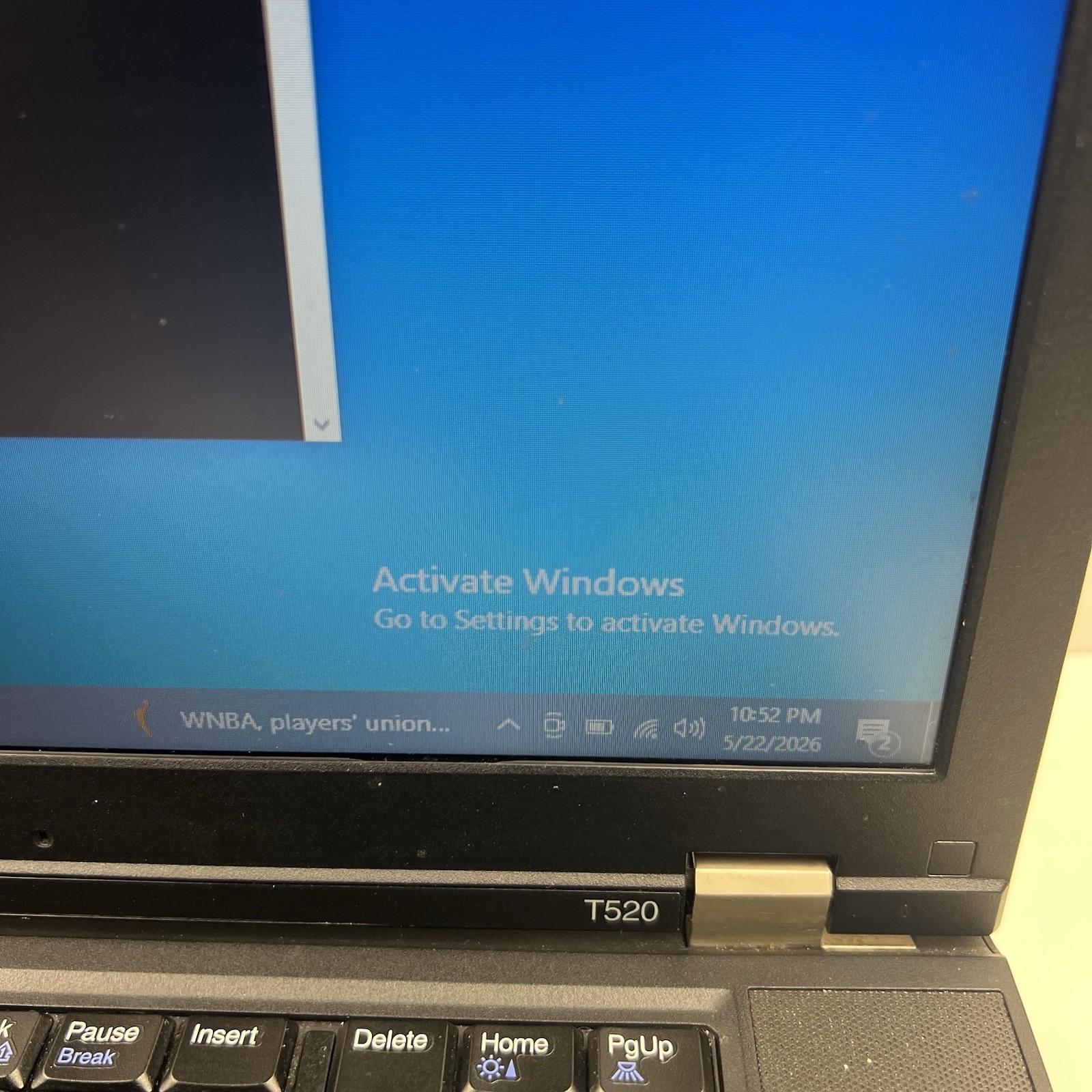 Lenovo ThinkPad T520 Intel i7-2640M 8GB 320GB HDD Win 10 w/ Charger|ELP79, READ
