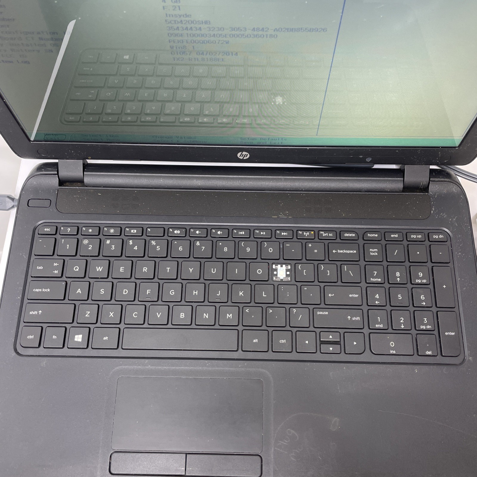 HP Laptop 15-F009WM 15.6″ AMD E1-2100 1.0GHz 4GB RAM 500GB HDD – BAD BATTERY