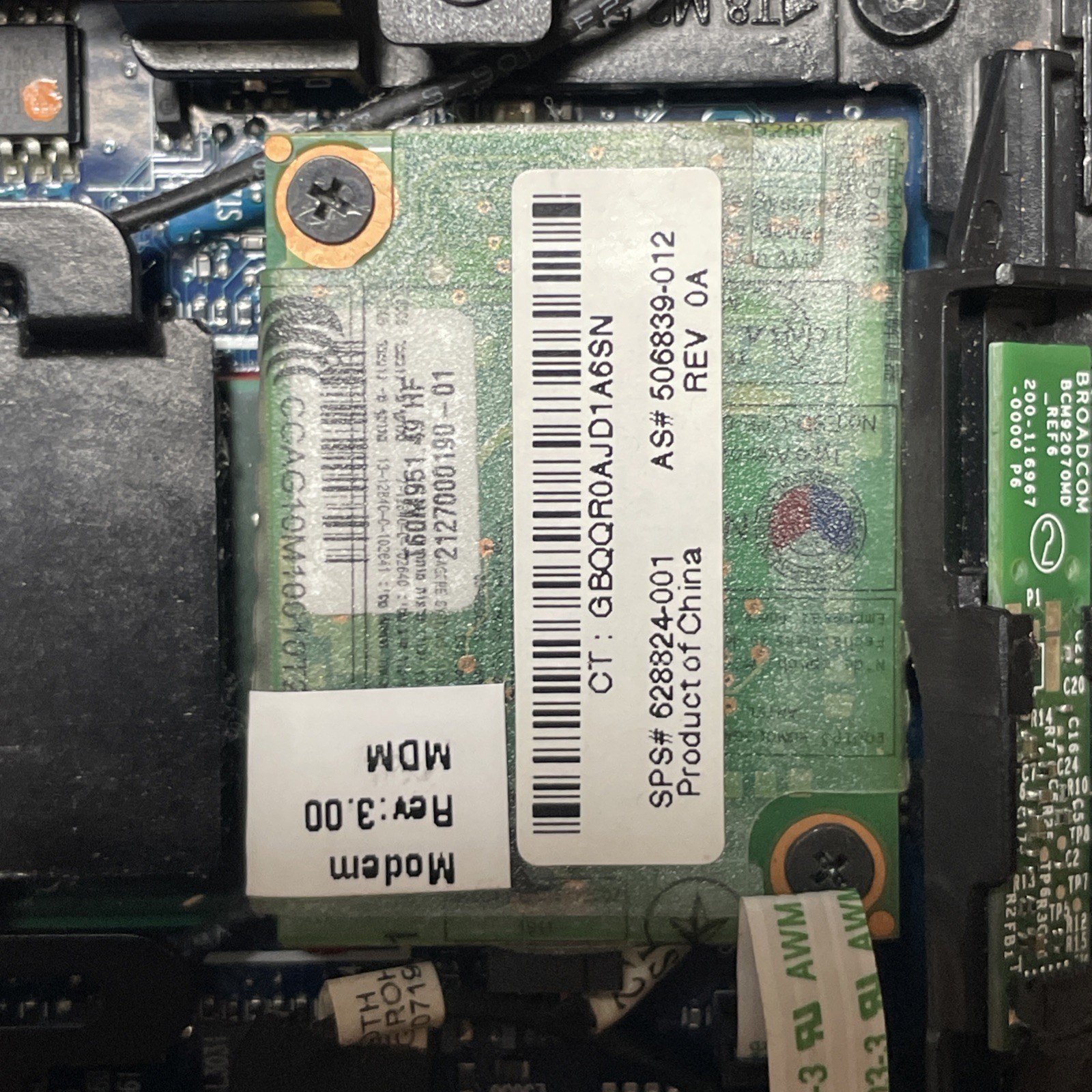 hp delphi D40 elitebook 8460p Intel Corei5 vPro laptop parts