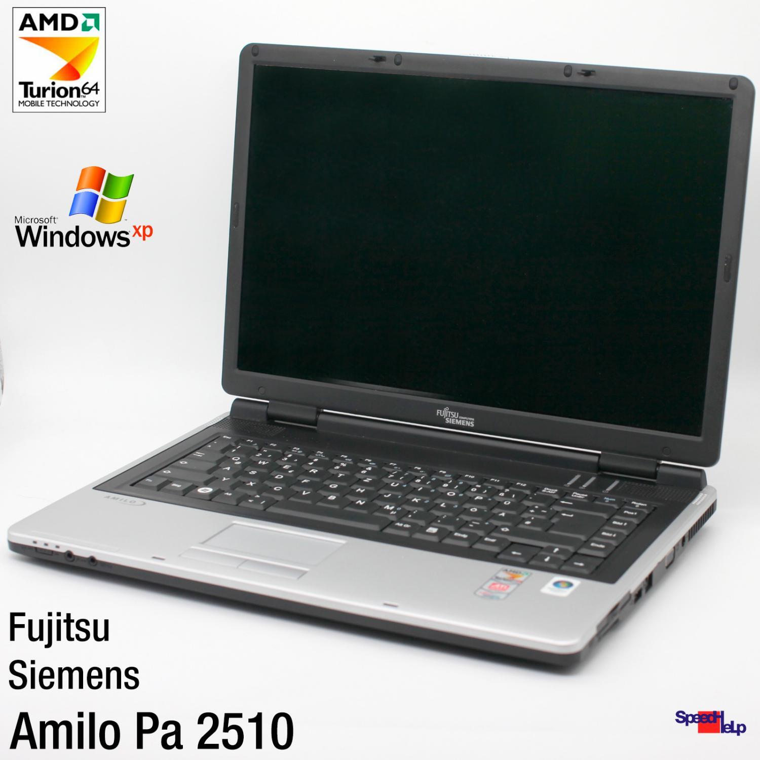 NOTEBOOK FUJITSU SIEMENS AMILO PA 2510 120GB HDD 3GB RAM DVDRW FOR WINDOWS XP